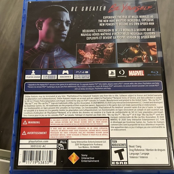 Spider man miles morales PS4 - Picture 3 of 3